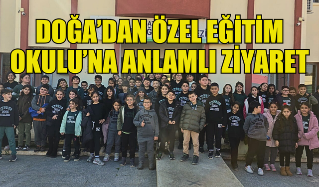 DOĞA İLKOKULU ÖĞRENCİLERİNDEN ANLAMLI DAYANIŞMA