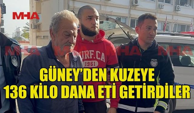 BEYARMUDU’NDA KAÇAK ETLE YAKALANDILAR