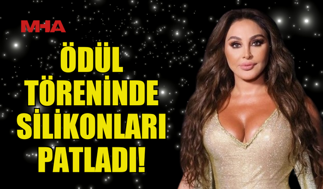 ELİSSA'NIN SİLİKONLARI PATLADI, ÖDÜL TÖRENİNİ TERK ETTİ!