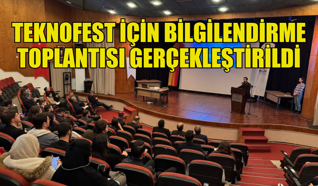 2025 TEKNOFEST KKTC İÇİN BİLGİLENDİRME TOPLANTISI DÜZENLENDİ