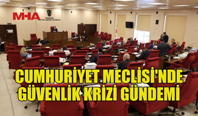 CUMHURİYET MECLİSİ YASAMA YILININ İLK DENETİM GÖREVİNİ YAPTI