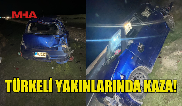 TÜRKELİ YAKINLARINDA TRAFİK KAZASI.. 1'İ ÇOCUK 3 YARALI