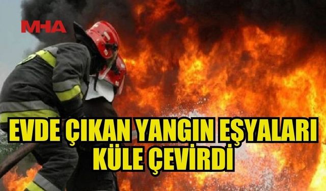 PENCERE KENARINDAKİ MUM YANGINA SEBEP OLDU!