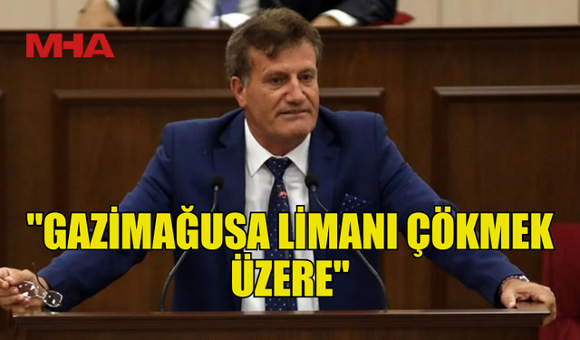 ARIKLI: "GAZİMAĞUSA LİMANI ÇÖKMEK ÜZERE"