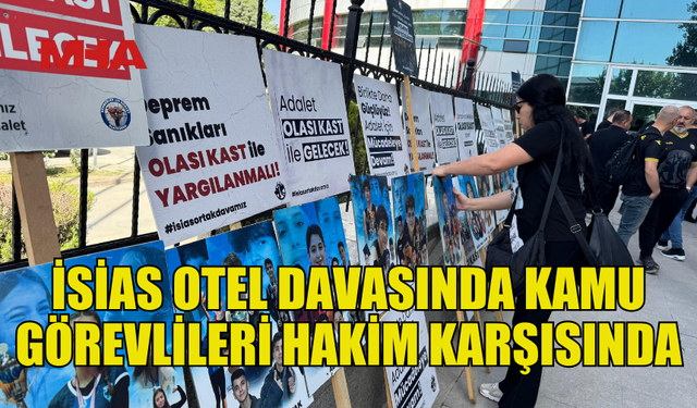 İSİAS OTEL’İN YIKILMASINDA KUSURU BULUNAN KAMU GÖREVLİLERİNİN DAVASINDA SANIKLAR DİNLENİYOR