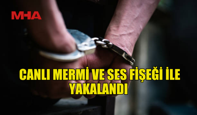 GİRNE TURİZM LİMANI’NDA CANLI MERMİ VE SES FİŞEĞİ ELE GEÇİRİLDİ