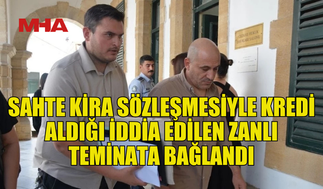 KREDİ DOLANDIRICILIĞI ZANLISINA 60 BİN TL TEMİNAT