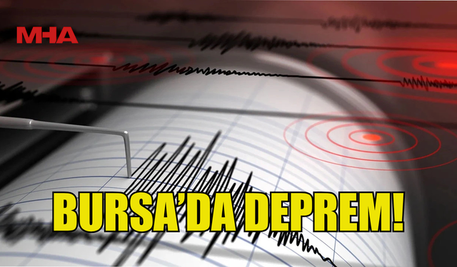 BURSA’NIN GEMLİK İLÇESİNDE DEPREM