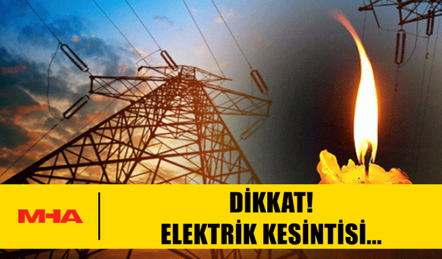 ERGENEKON KÖYÜ’NDE ELEKTRİK KESİNTİSİ