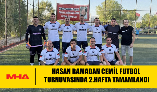DEVLET DAİRELERİ ARASI FUTBOL TURNUVASINDA 2. HAFTA TAMAMLANDI