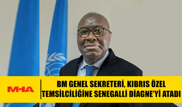 BM GENEL SEKRETERİ, KIBRIS ÖZEL TEMSİLCİLİĞİNE SENEGALLİ DİAGNE'Yİ ATADI