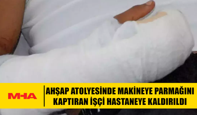 GİRNE’DE İŞ KAZASI: ÇALIŞAN ÜÇ PARMAĞINI MAKİNEYE KAPTIRDI