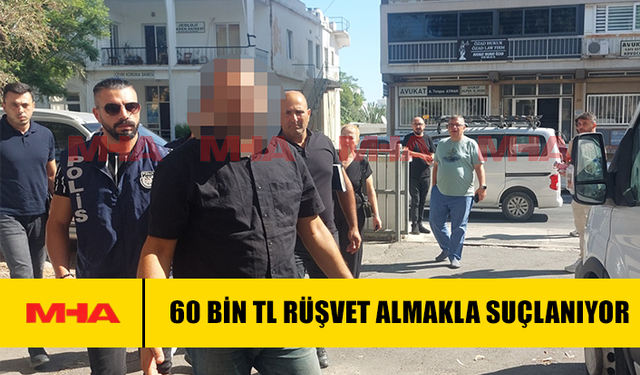RÜŞVET ALDIĞI İDDİA EDİLEN MEMUR 4 GÜN DAHA TUTUKLU KALACAK
