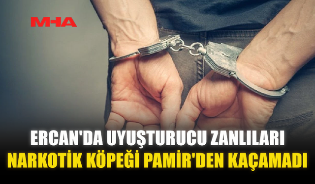 UY*ŞTURUCU ZANLILARI NARKOTİK KÖPEĞİ PAMİR'DEN KAÇAMADI