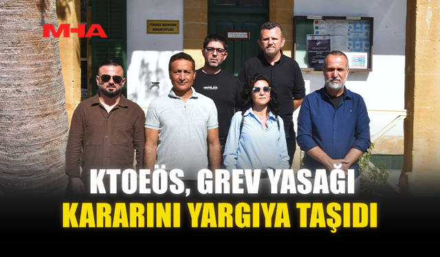KTOEÖS, GREV YASAĞI KARARINI YARGIYA TAŞIDI