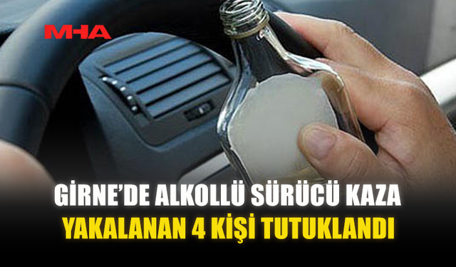 GİRNE’DE ALKOLLÜ SÜRÜCÜ KAZA YAPTI: 1 KİŞİ YARALANDI