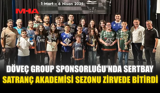 DÖVEÇ SPONSORLUĞUNDA SERTBAY AKADEMİSİ LİGLERİ DOMİNE ETTİ