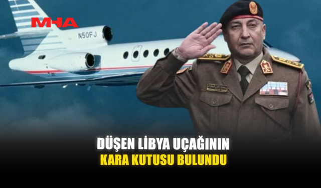 DÜŞEN LİBYA UÇAĞININ KARA KUTUSU BULUNDU