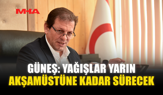 GÜNEŞ: YAĞIŞLAR YARIN AKŞAMÜSTÜNE KADAR SÜRECEK