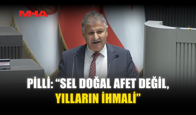 PİLLİ: “SEL DOĞAL AFET DEĞİL, YILLARIN İHMALİ”