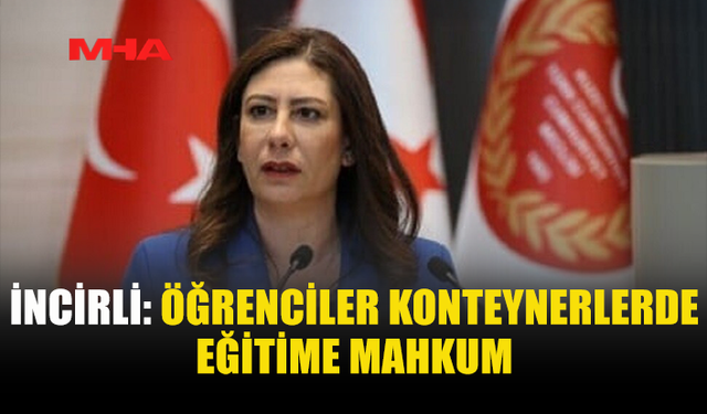 İNCİRLİ: ÖĞRENCİLER KONTEYNERLERDE EĞİTİME MAHKUM