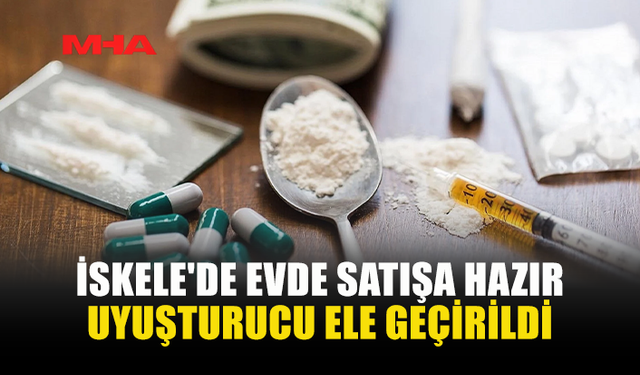 İSKELE'DE EVDE SATIŞA HAZIR UY*ŞTURUCU ELE GEÇİRİLDİ