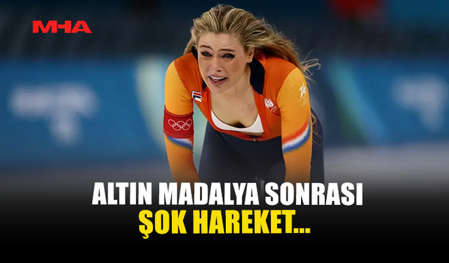 ALTIN MADALYA SONRASI ŞOK HAREKET...