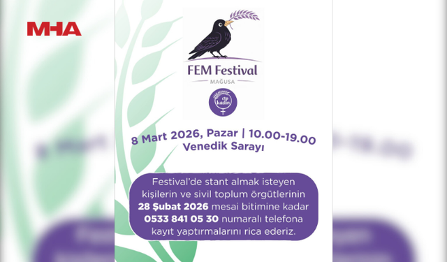 CTP KADIN ÖRGÜTÜ MAĞUSA İLÇESİ, “FEM FESTİVAL” DÜZENLEYECEK