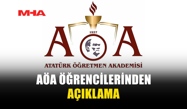 AÖA ÖĞRENCİLERİNDEN AÇIKLAMA