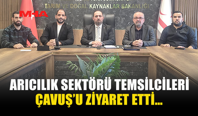 ARICILIK SEKTÖRÜ TEMSİLCİLERİ ÇAVUŞ’U ZİYARET ETTİ…
