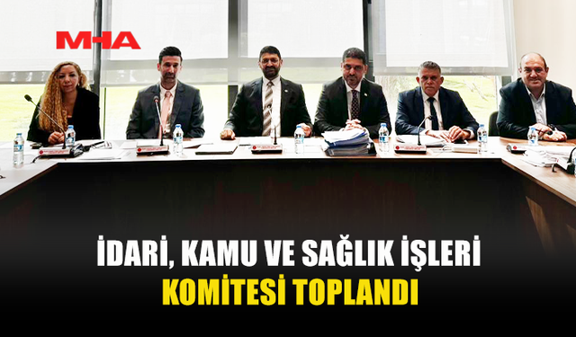 İDARİ, KAMU VE SAĞLIK İŞLERİ KOMİTESİ TOPLANDI