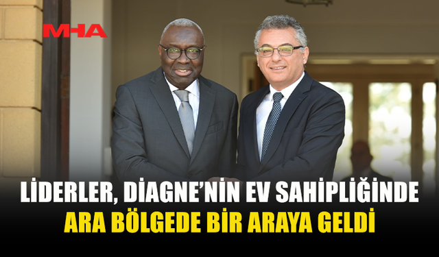 LİDERLER, DİAGNE’NİN EV SAHİPLİĞİNDE ARA BÖLGEDE BİR ARAYA GELDİ