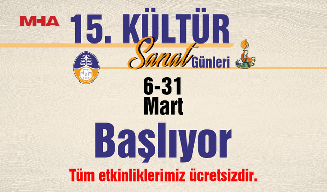 İSKELE BELEDİYESİ 15. KÜLTÜR SANAT GÜNLERİ BAŞLIYOR