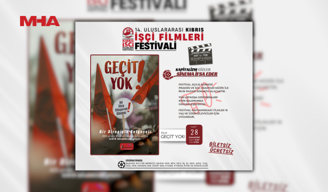 14. ULUSLARARASI İŞÇİ FİLMLERİ FESTİVALİ BAŞLADI