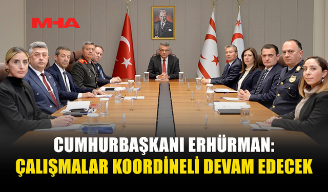 CUMHURİYET GÜVENLİK KURULU TOPLANTISI TAMAMLANDI