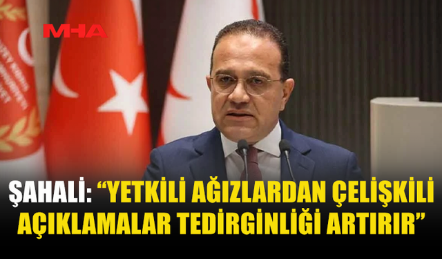 ŞAHALİ: “KRİZ YÖNETİMİNDE İLETİŞİM TEK MERKEZDEN YÜRÜTÜLMELİ”