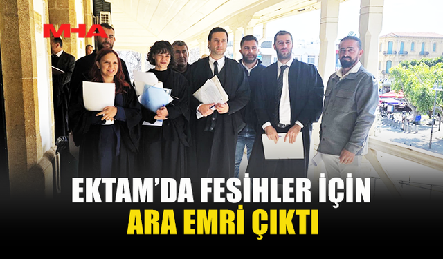 EKTAM’DA 39 İŞÇİ İÇİN GEÇİCİ ARA EMRİ…