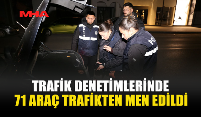 LEFKOŞA VE İSKELE’DE EŞ ZAMANLI ASAYİŞ VE TRAFİK DENETİMİ