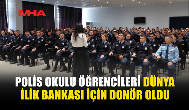 POLİS ADAYLARI KANSER HASTALARINA UMUT OLDU