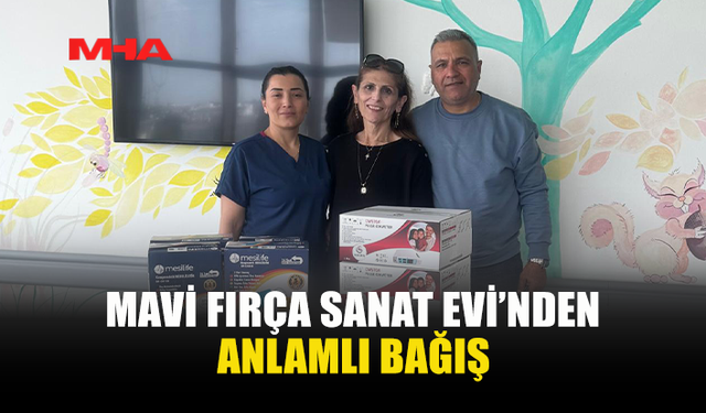 MAVİ FIRÇA’NIN KÜÇÜK SANATÇILARINDAN BÜYÜK DAYANIŞMA