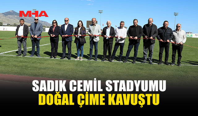 DEĞİRMENLİK’TE YENİ ÇİM SAHA HİZMETE GİRDİ