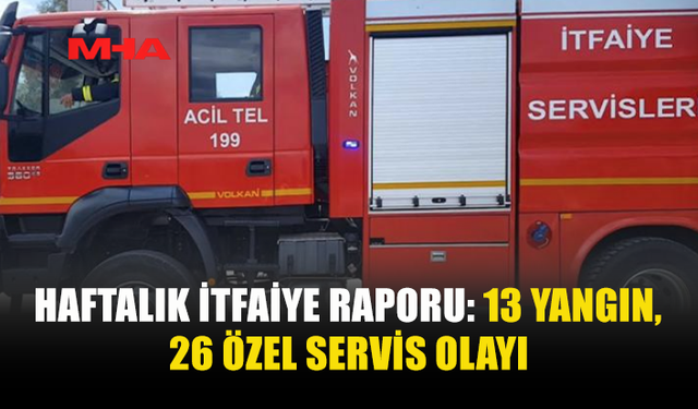 KKTC’DE BİR HAFTADA 13 YANGIN MEYDANA GELDİ