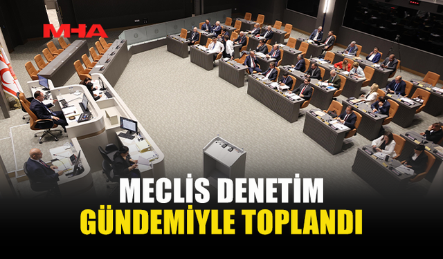 CUMHURİYET MECLİSİ GENEL KURULU DENETİM GÜNDEMİYLE TOPLANDI