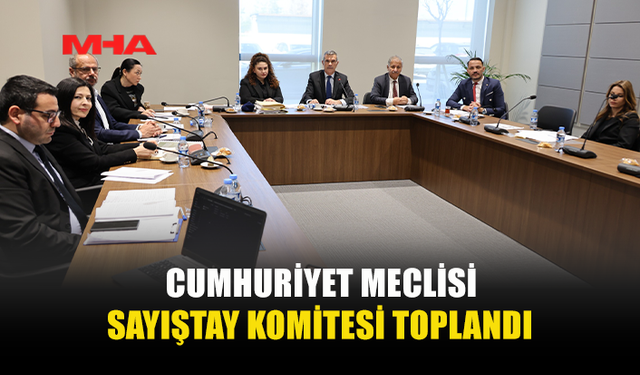 CUMHURİYET MECLİSİ SAYIŞTAY KOMİTESİ TOPLANTISI GERÇEKLEŞTİRİLDİ