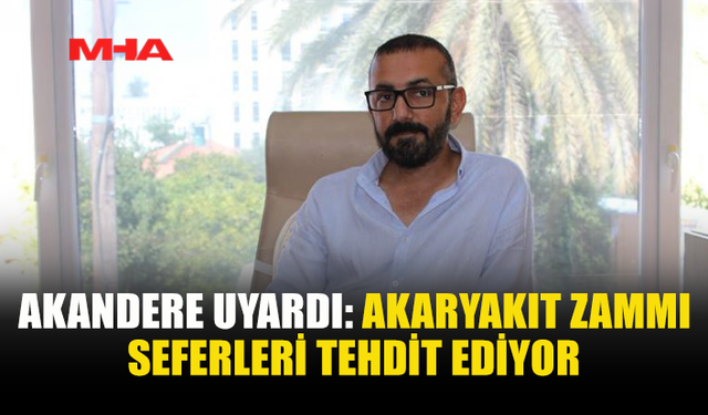 AKANDERE: TOPLU TAŞIMACILIK BİR LÜKS DEĞİL, KAMU HİZMETİDİR