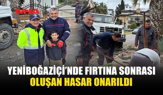 KATİP DEMİR PERSONELİ İLE BİRLİKTE GÜN BOYU ONARIM ÇALIŞMALARINA KATILDI