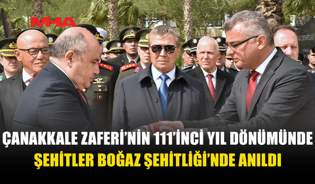 ÇANAKKALE ZAFERİ’NİN 111’İNCİ YILI KKTC'DE ANILDI