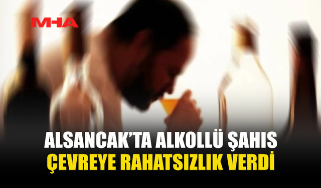 ALSANCAK’TA SARHOŞ KİŞİ ÇEVREYİ RAHATSIZ ETTİ