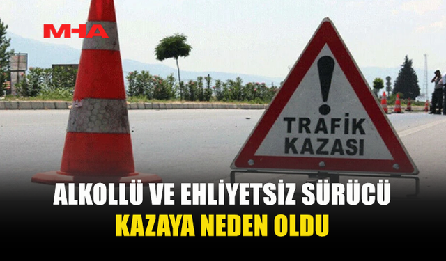 GİRNE-ALSANCAK YOLUNDA TRAFİK KAZASI MEYDANA GELDİ