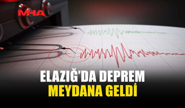 ELAZIĞ'DA DEPREM OLDU!